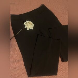 BCX Black Straight-Leg Dress Trousers